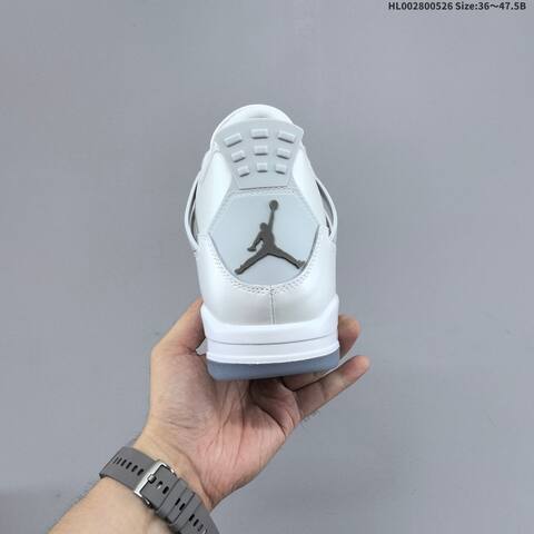 Jordan Air Jordan 4 Retro Photon Dust Photon Dust White Grey EU 36-47 5 Basketball - Unisex (BS-65871)