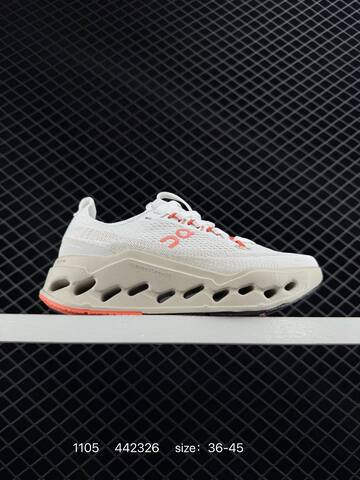 On Cloudsurfer Cloudtec Phase Taupe Ivory Yellow And Blue Ivory EU 36-45 Running Shoe Running Sneakers - Unisex (BS-85472)