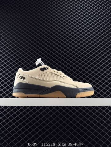 Jordan Air Jordan 4 Retro Light Grey Navy White Gum Brown EU 38-46 Basketball Shoe - Unisex (BS-81234)