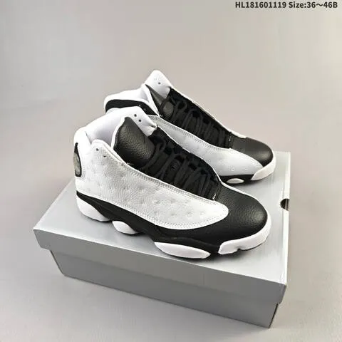 Jordan Air Jordan 13 Black White Red 36 46B Basketball - Women s BS-63458