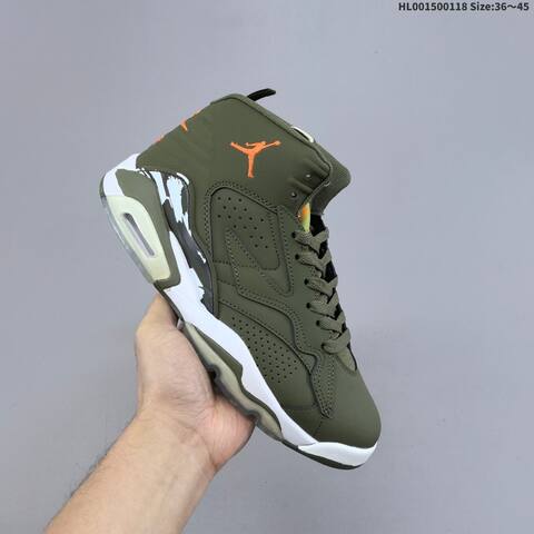 Jordan Air Jordan MVP 678 White Olive Green Red Orange 36 45 Basketball - Unisex (BS-66929)