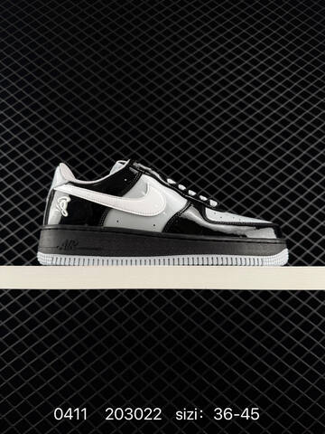 Nike Air Force 1 07 Black Wolf Grey White EU 36-45 Lifestyle - Unisex (BS-72165)