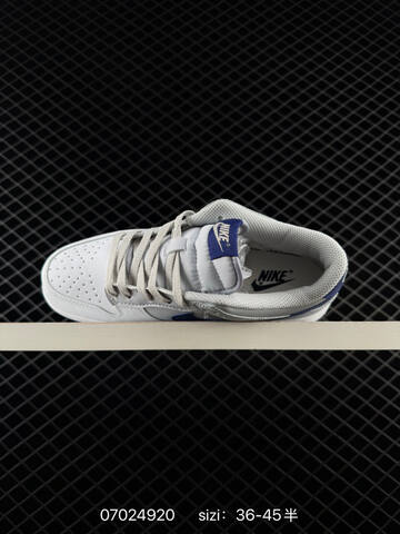 Nike SB Dunk Low Pro White Grey Navy Blue EU 36-45 Skate - Unisex (BS-70453)