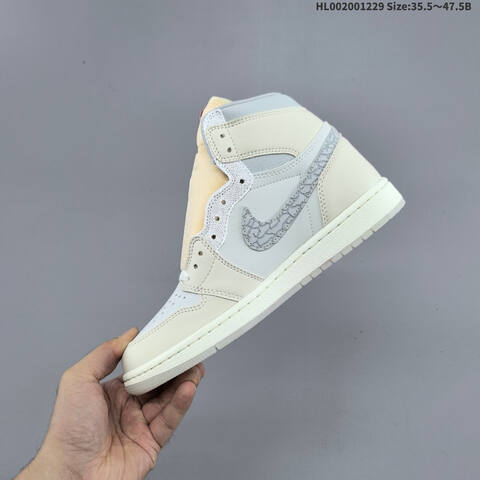 Jordan Air Jordan 1 High OG Sail University Red 35 5-47 5 Basketball - Unisex (BS-67206)