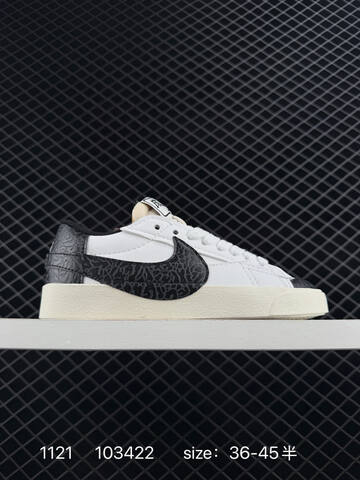 Nike Blazer Low 77 Jumbo DQ1470-140 White Red EU 36-45 5 Lifestyle - Unisex (BS-74081)