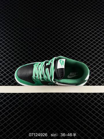 Nike Dunk Low Green Black White EU 36-46 Skate - Unisex BS-70279