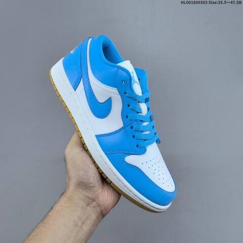 Air Jordan 1 Low UNC Gum AIR JORDAN 1 Aj1 Lifestyle BS-66627
