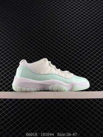 Jordan Air Jordan 11 Retro Low White Mint Green EU 36-47 Basketball Shoe - Unisex (BS-81183)