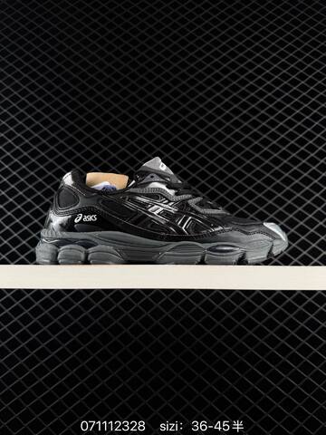 ASICS GEL-NYC Grey Black White EU 36-45 Running Shoe Running Sneakers - Unisex (BS-81746)