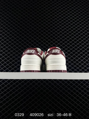 Nike Dunk Low Off White Burgundy EU 36-46 Skate - Unisex BS-72385