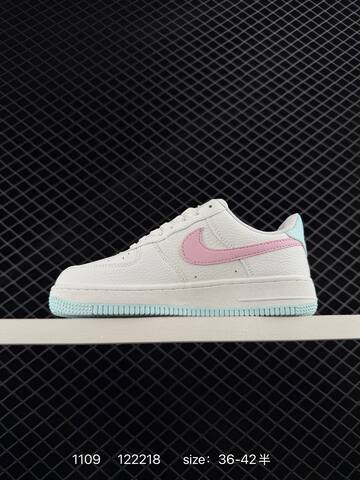 Nike Air Force 1 07 Low IH0640-161 White Pink Light Blue EU 36-42 5 Lifestyle - Unisex (BS-74288)