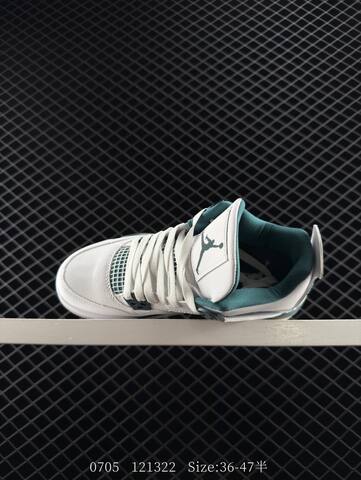 Jordan Air Jordan 4 Retro FQ8138-103 White Oxidized Green Sail Grey EU 36-47 Basketball Shoe - Unisex BS-81100