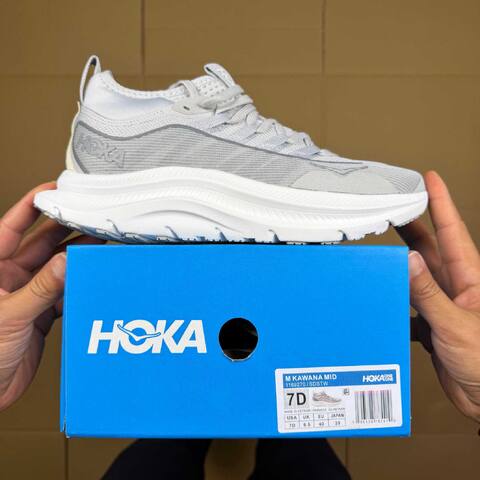 HOKA Kawana Light Grey White Running Shoe Running Sneakers BS-86898