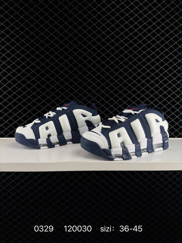 Nike Air More Uptempo White Navy Red EU 36-45 Basketball - Unisex BS-72373