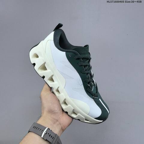 On Cloudswift K-Tech 1 Dark Green White Cream EU 36-45 Running Shoe Running Sneakers - Unisex (BS-69633)