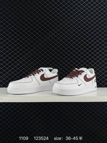 Nike Air Force 1 Low 07 White Brown EU 36-45 Lifestyle - Unisex BS-74274