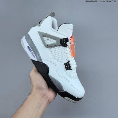 Jordan Air Jordan 4 Retro OG White Cement EU 36-47 5 Basketball - Unisex (BS-67009)