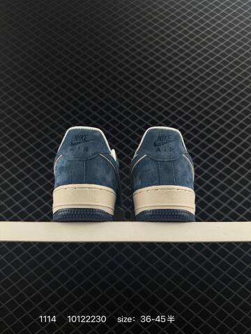 Nike Air Force 1 Blue Cream 36-45 5 Lifestyle - Unisex BS-74206