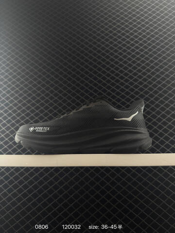 HOKA ONE ONE Clifton 9 GTX Black White EU 36-45 Running Shoe Running Sneakers Unisex BS-86514