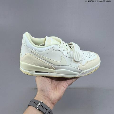 Nike Jordan Legacy 312 Low White Cream Sail 36 46B Basketball - Women's (BS-65992)
