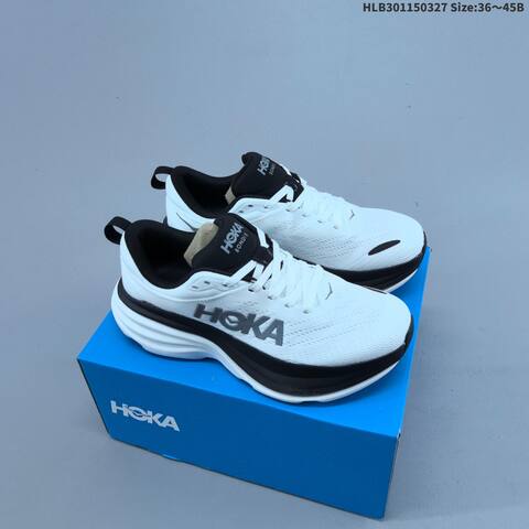 HOKA ONE ONE Bondi 8 Grey Black Red Purple Yellow EU 36-45 Running Shoe Running Sneakers - Unisex (BS-69372)