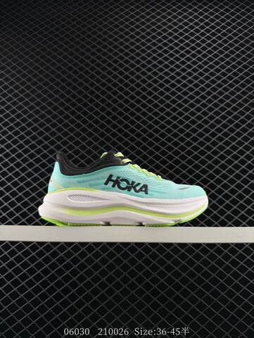 HOKA ONE ONE Bondi 9 Mint Green Neon Green White Black EU 36-45 Running Shoe Running Sneakers Unisex BS-86581