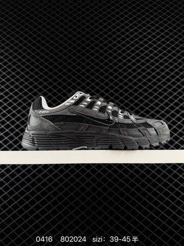 Nike P-6000 Black Dark Grey White EU 39-45 Half Sizes Available Lifestyle - Unisex (BS-72056)