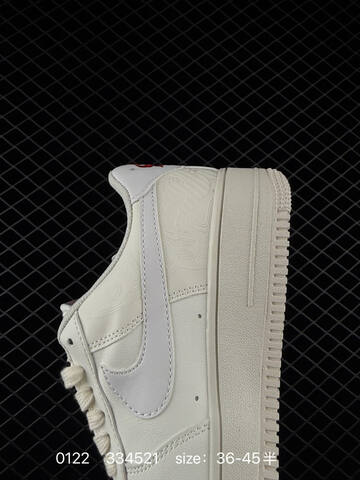 Nike Air Force 1 07 Low IQ1119-011 White Light Grey Red EU 36-45 Lifestyle - Unisex (BS-73021)