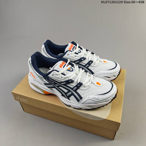 ASICS GEL-1090 Cream White Red Blue Brown EU 36-45 Running Shoe Running Sneakers - Unisex (BS-69211)