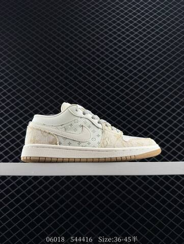 Jordan Air Jordan 1 Low Off White Beige Light Brown EU 36-45 Sneaker - Unisex (BS-81182)