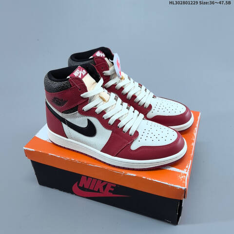 Jordan Air Jordan 1 Retro High OG White Black Red Blue Grey Multi-color EU 36-47 5 Basketball - Unisex (BS-67204)
