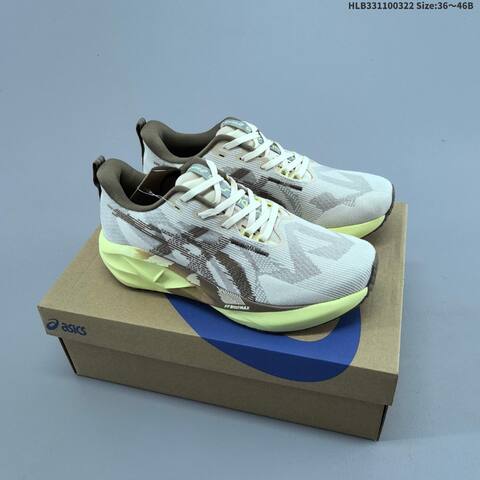 ASICS NOVABLAST 5 Blue White EU 36-46 Running Shoe Running Sneakers - Unisex (BS-68983)