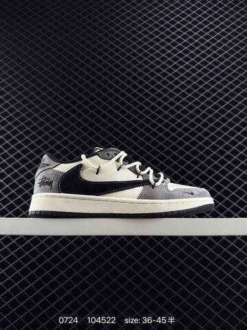 Jordan Air Jordan 1 Low Stussy Travis Scott Off White Black Red EU 36-45 Sneaker - Unisex (BS-81019)