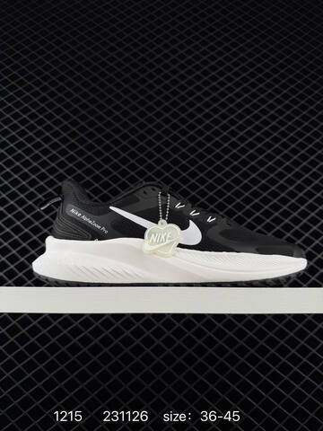 Nike AlphaZoom Pro Black White 36-46 Running - Unisex (BS-73684)