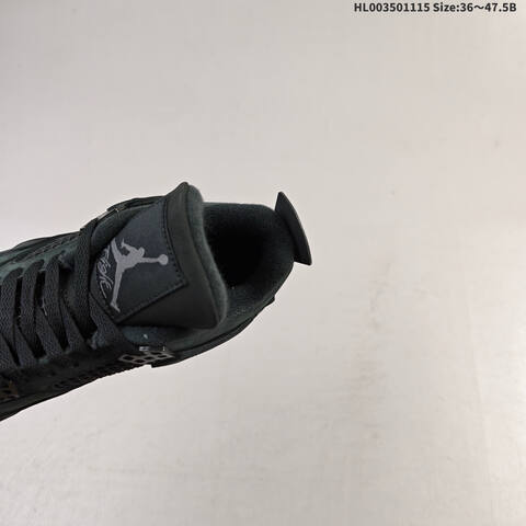 Air Jordan 4 Retro Black Cat Replica AIR JORDAN 4 Aj4 Lifestyle BS-67808