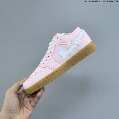 Air Jordan 1 Low Pink Gum AIR JORDAN 1 Aj1 Lifestyle BS-66586
