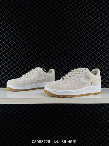 Nike Air Force 1 07 Light Beige Pink White Gum Brown EU 36-45 Skate - Unisex (BS-69878)