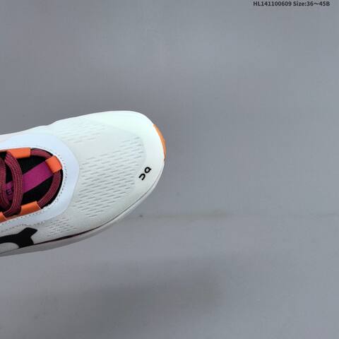 On Cloudmonster Void White Magenta Orange Black EU 36-45 Running Shoe Running Sneakers - Unisex (BS-69492)