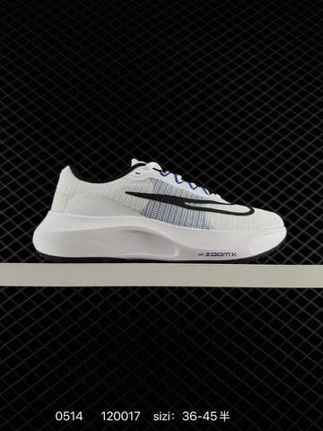Nike Zoom Fly 5 White Black Blue EU 36-45 Running - Unisex (BS-71453)