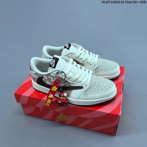 Nike Air Jordan 1 x Travis Scott AIR JORDAN DIY Lifestyle BS-66511
