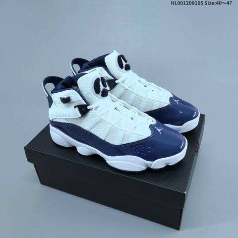 Jordan 6 Rings White Navy EU 40-47 Basketball - Men's (BS-67101)
