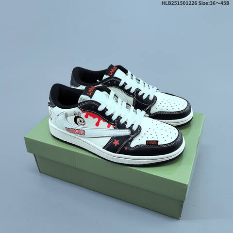 Jordan Air Jordan 1 Low Black White EU 36-45 Casual - Unisex (BS-67254)
