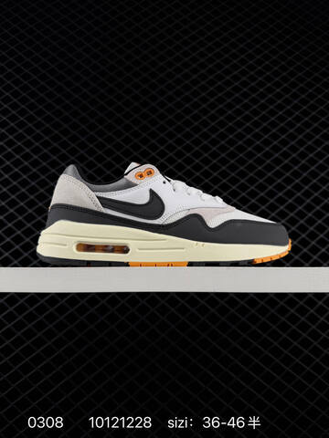Nike Air Max 1 Pink Brown Cream With Black Swoosh 36-46 5 Lifestyle - Unisex (BS-72735)