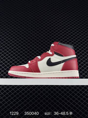 Jordan Air Jordan 1 Retro High OG White Red Black Sail EU 36-48 5 Basketball Shoe - Unisex BS-79954