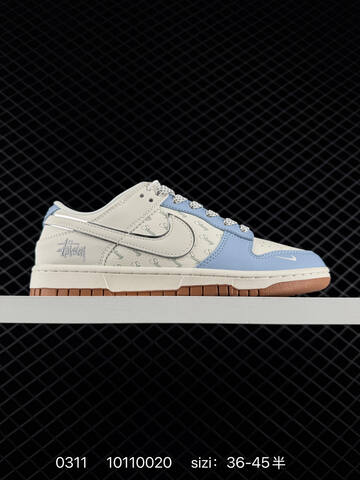 Nike Dunk Low White Blue EU 36-45 Lifestyle - Unisex (BS-72701)
