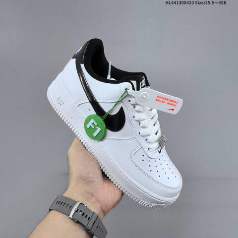 Nike Air Force 1 07 Low White Black EU 35 5-45 Sneaker - Unisex BS-60630