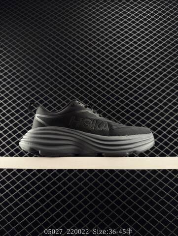 HOKA Bondi 8 Light Grey Off White EU 36-45 Running Shoe Running Sneakers - Unisex (BS-86635)