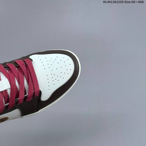 Jordan Air Jordan 1 Low Year Of The Horse White Brown Gold Burgundy EU 36-46 Basketball - Unisex (BS-67188)