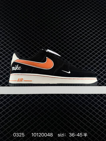 Nike Air Force 1 07 Black Orange White EU 36-45 Lifestyle - Unisex (BS-72473)