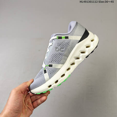 On Cloudsurfer 2 Grey White Black Green EU 36-45 Running Shoe Running Sneakers - Unisex (BS-69824)
